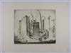 MARGARET LOWENGRUND Group of 5 etchings of New York.